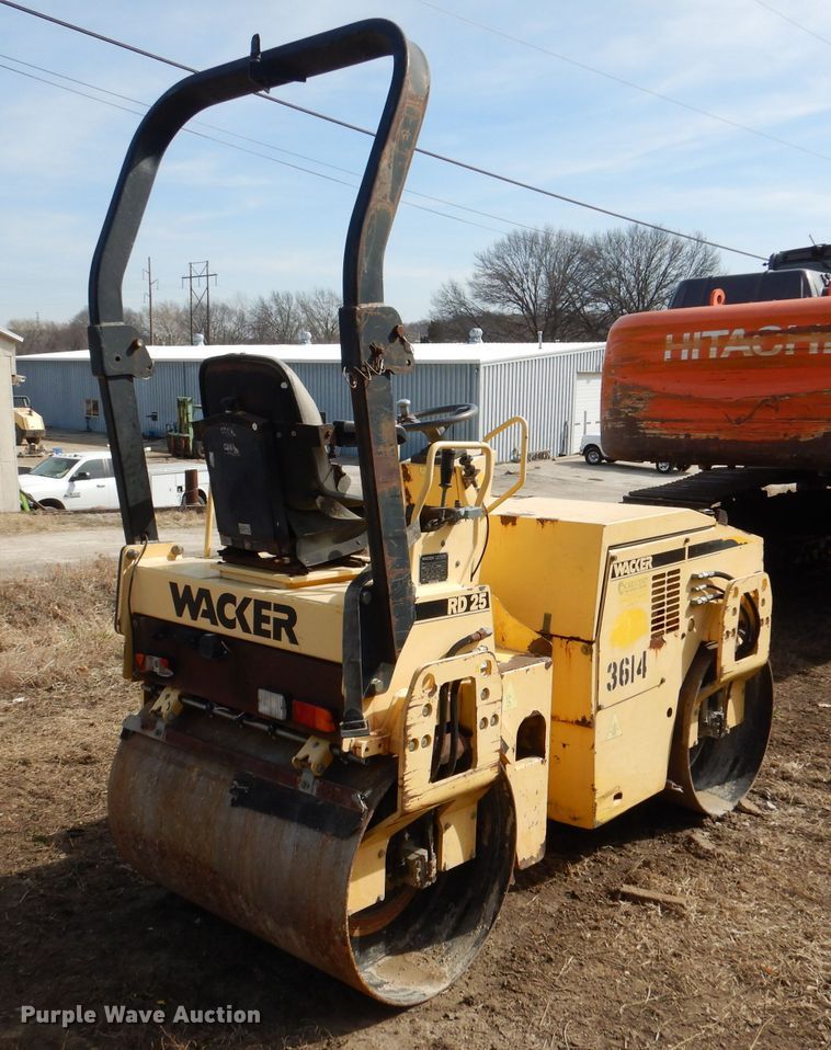 image for item DL4758 2000 Wacker RD25  double drum vibratory roller