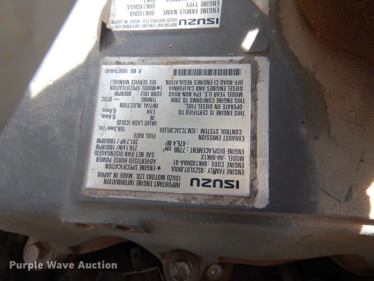 image for item DL4759 2006 Hitachi ZX350LC3  excavator