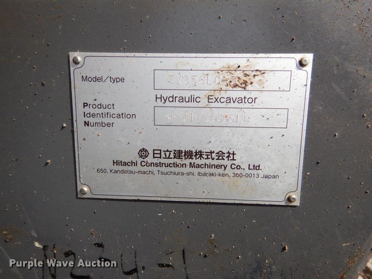 image for item DL4759 2006 Hitachi ZX350LC3  excavator
