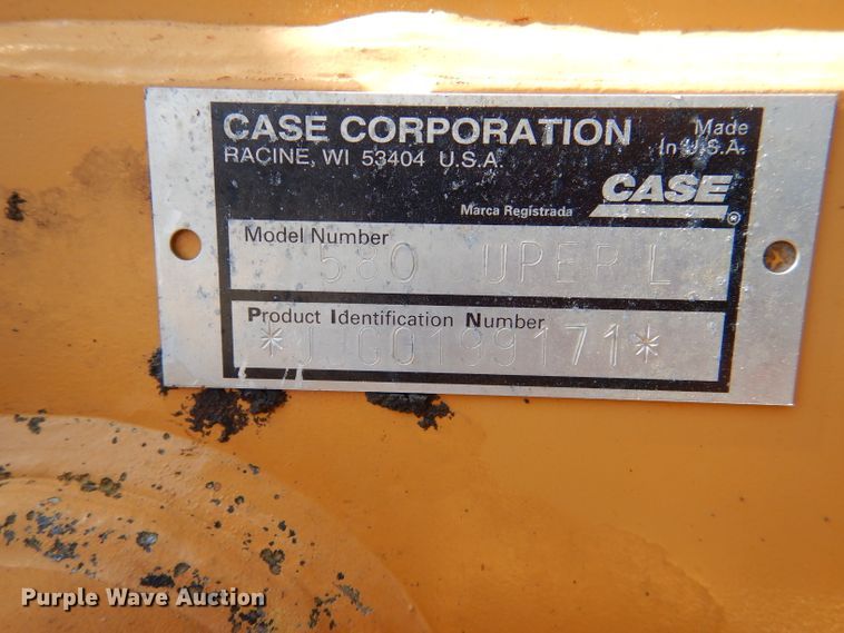 image for item DL4762 1997 Case 580 Super L  backhoe