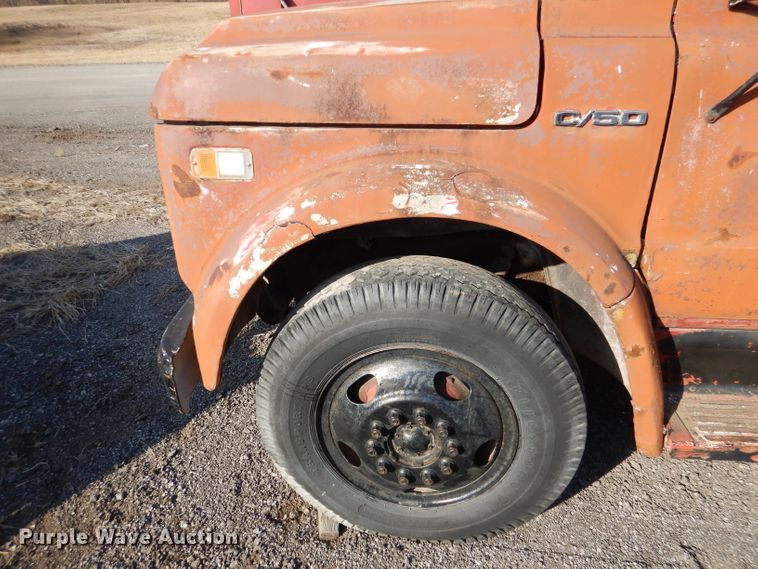 image for item DL4764 1972 Chevrolet C50  crane truck