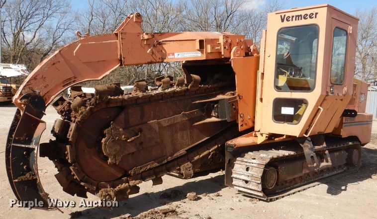 image for item DL4795 1993 Vermeer T850  trencher