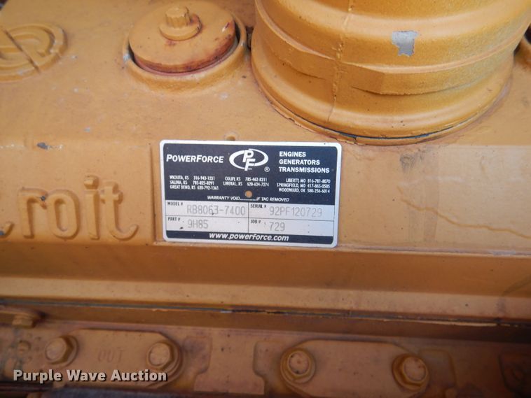 image for item DL4795 1993 Vermeer T850  trencher