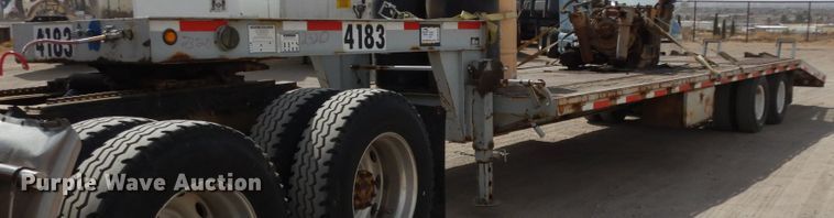 image for item DM2830 2005 Norris drop deck equipment trailer