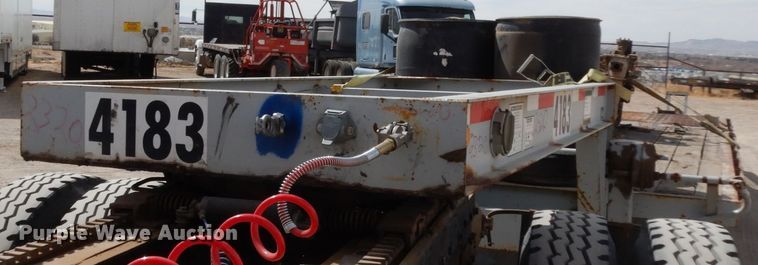 image for item DM2830 2005 Norris drop deck equipment trailer