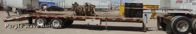image for item DM2830 2005 Norris drop deck equipment trailer