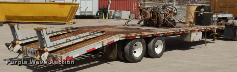 image for item DM2830 2005 Norris drop deck equipment trailer