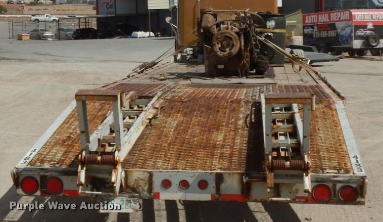 image for item DM2830 2005 Norris drop deck equipment trailer