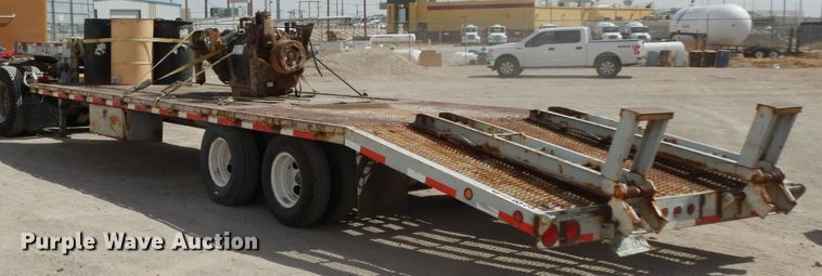 image for item DM2830 2005 Norris drop deck equipment trailer