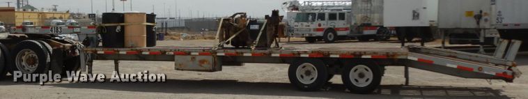 image for item DM2830 2005 Norris drop deck equipment trailer