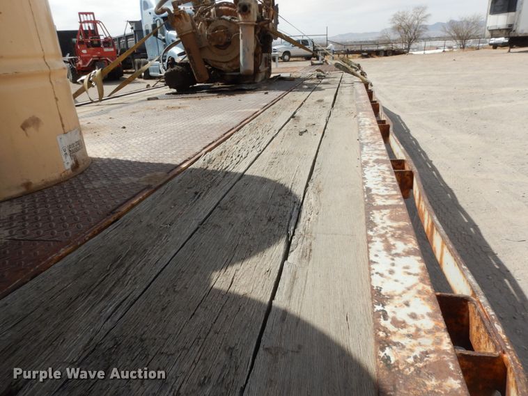 image for item DM2830 2005 Norris drop deck equipment trailer