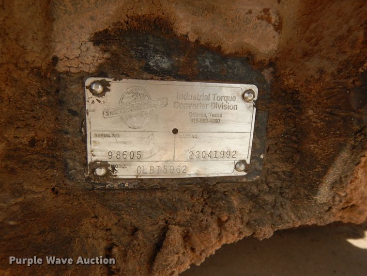 image for item DM2831 Stewart & Stevenson CLBT5962  transmission