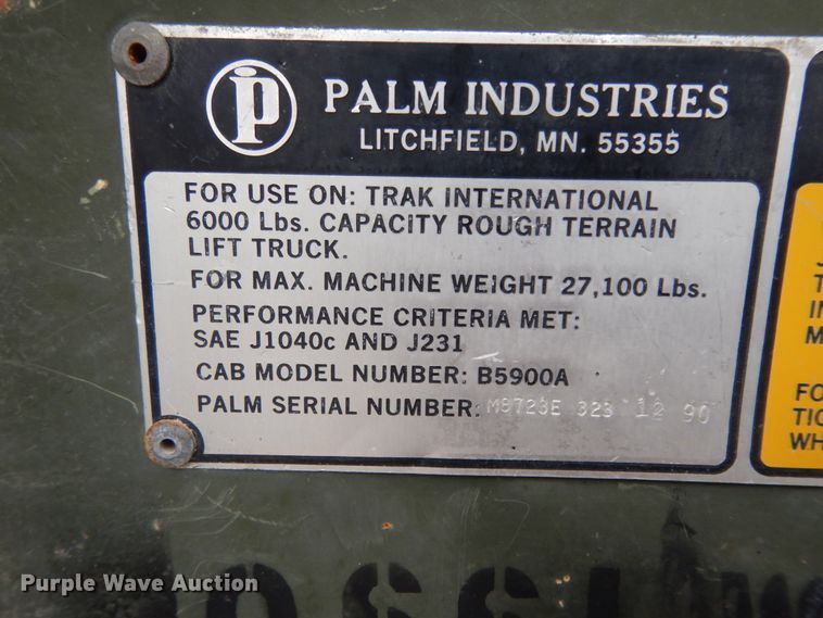 image for item DM2832 1991 SkyTrak 6000M  telehandler