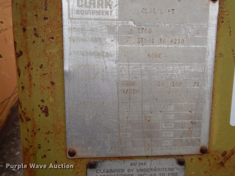 image for item DM2833 Clark IT60  forklift