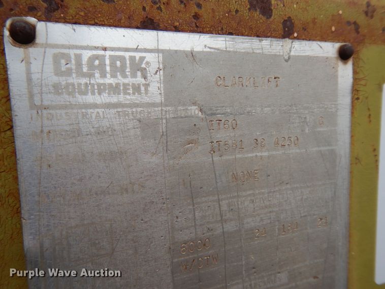 image for item DM2833 Clark IT60  forklift