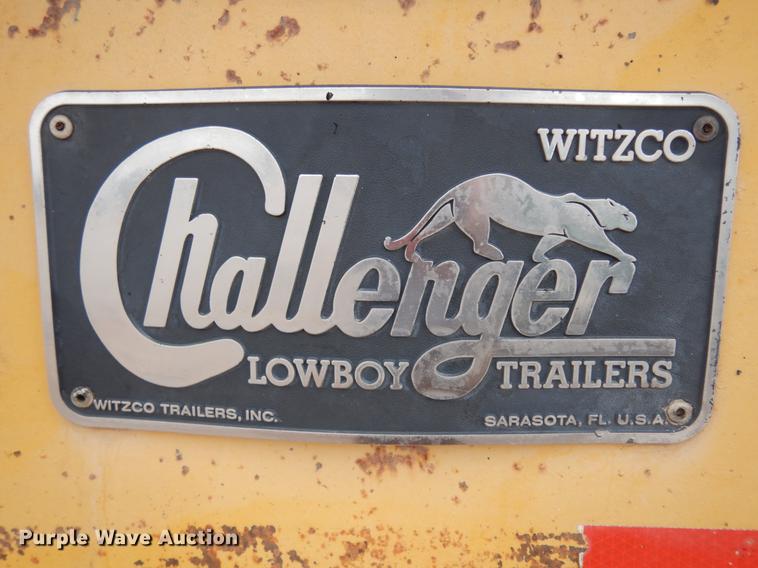 image for item DM2835 2003 Witzco Challenger RG-50  lowboy trailer