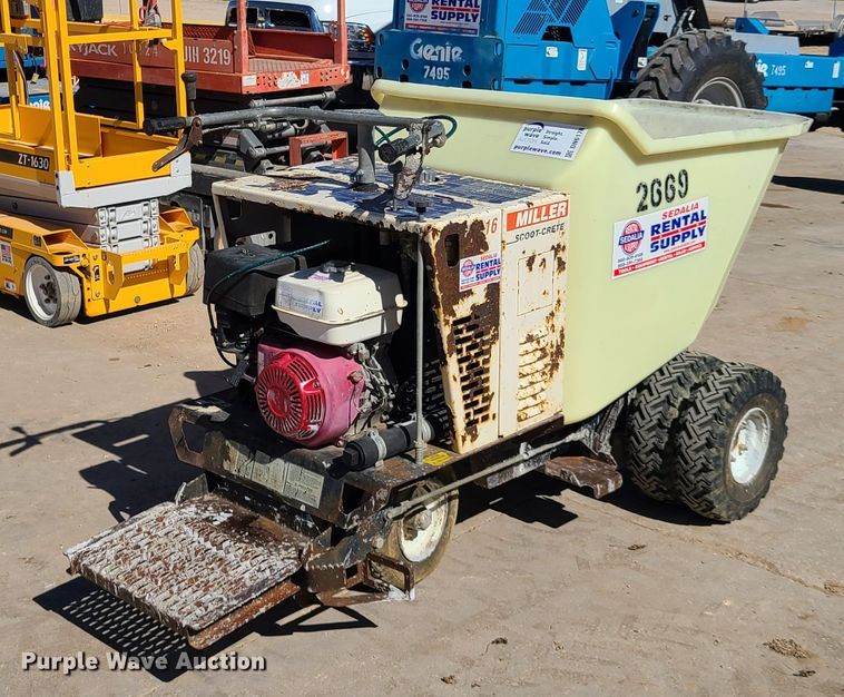 image for item DN6176 Miller MB16 Scoot-Crete power buggy