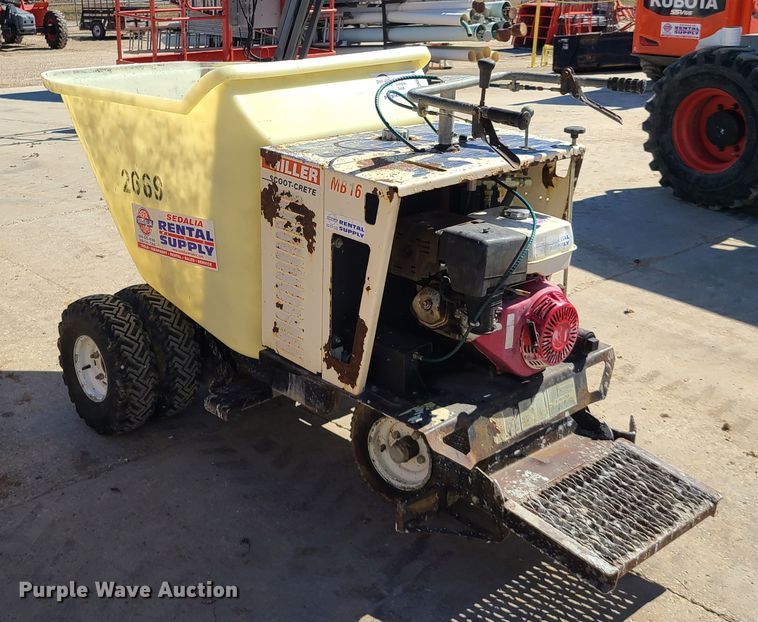 image for item DN6176 Miller MB16 Scoot-Crete power buggy