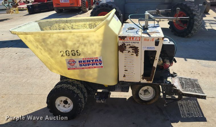 image for item DN6176 Miller MB16 Scoot-Crete power buggy