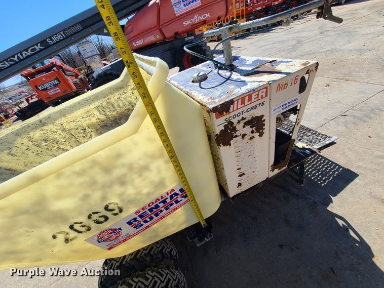 image for item DN6176 Miller MB16 Scoot-Crete power buggy