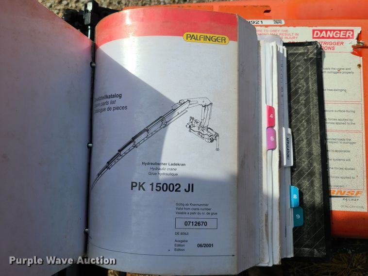 image for item DY9921 Palfinger PK15002 crane