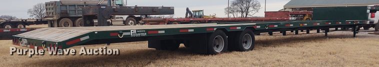 image for item FY9820 2014 Ironmen Industries  drop deck equipment trailer