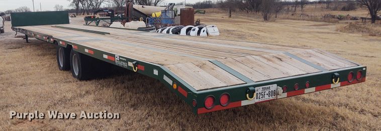 image for item FY9820 2014 Ironmen Industries  drop deck equipment trailer