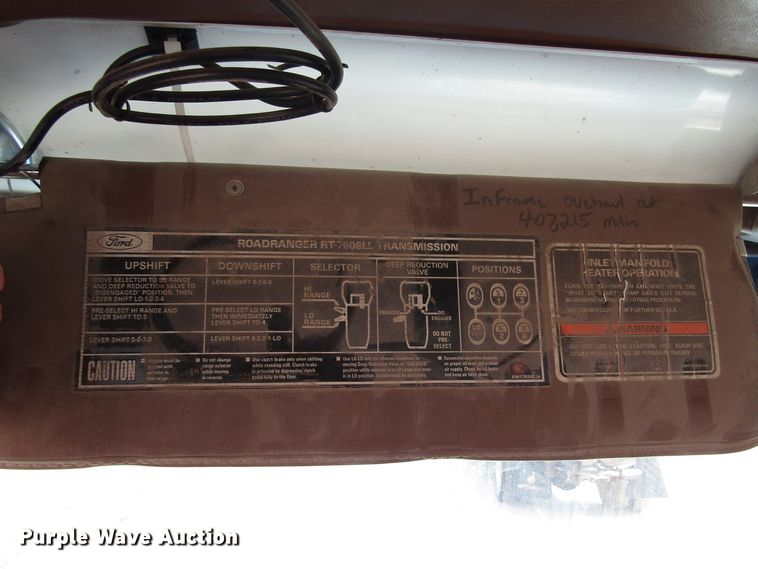 image for item GC9836 1997 Ford L8000  dump truck