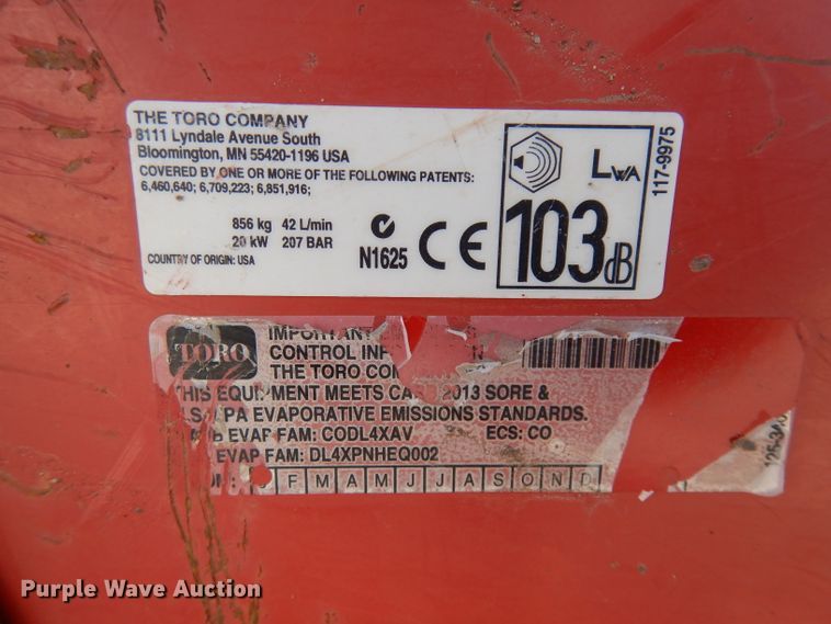 image for item HD9716 2008 Toro TX427  compact utility loader