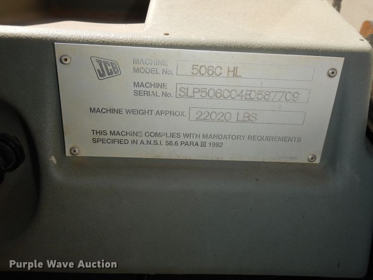 image for item HD9720 2004 JCB 506CHL  telehandler