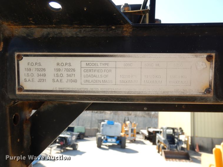 image for item HD9720 2004 JCB 506CHL  telehandler