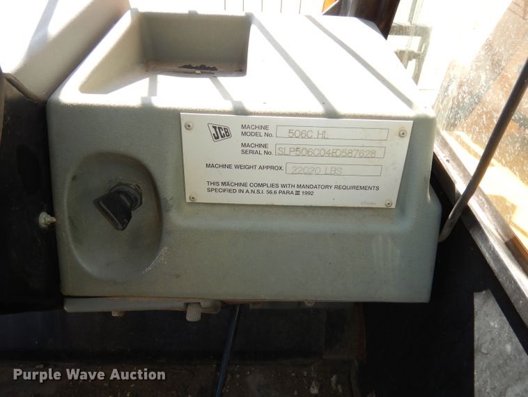 image for item HD9723 2004 JCB 506CHL  telehandler