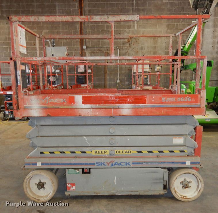 image for item HD9729 2008 Skyjack SJ4626  scissor lift