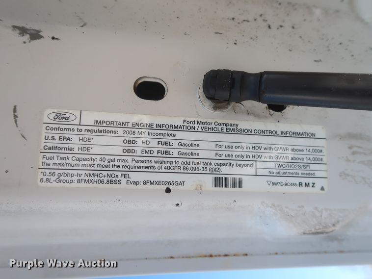 image for item HK9693 2008 Ford F450 Super Duty XL  bucket truck