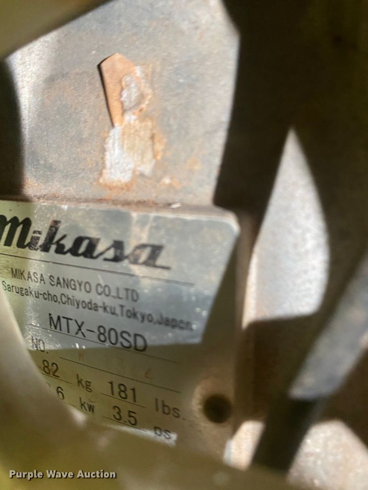 image for item HL9716 Mikasa MTX-80SD  plate compactor