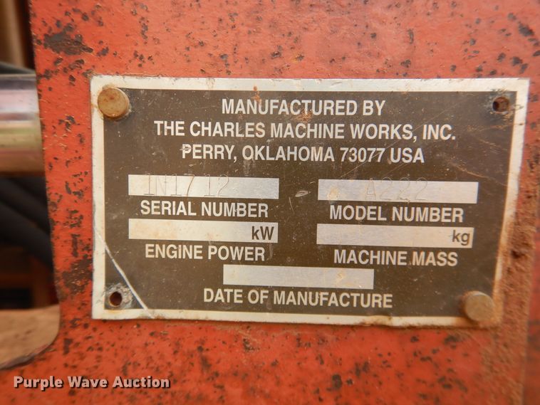 image for item HL9719 1995 Ditch Witch 4500  trencher