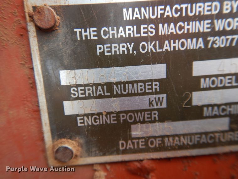 image for item HL9719 1995 Ditch Witch 4500  trencher