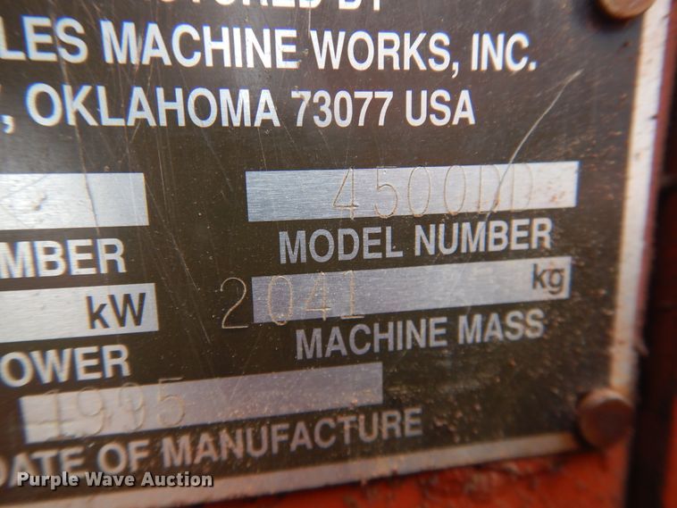 image for item HL9719 1995 Ditch Witch 4500  trencher