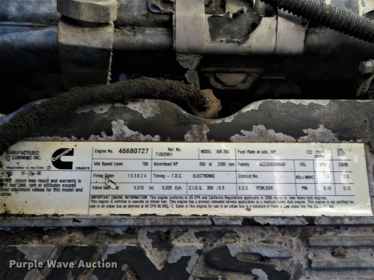 image for item HV9680 2007 Ford F750 XLT  utility / service truck