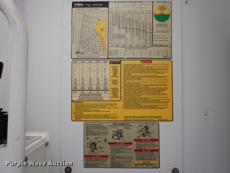 image for item HX9175 2007 Peterbilt 335  crane truck