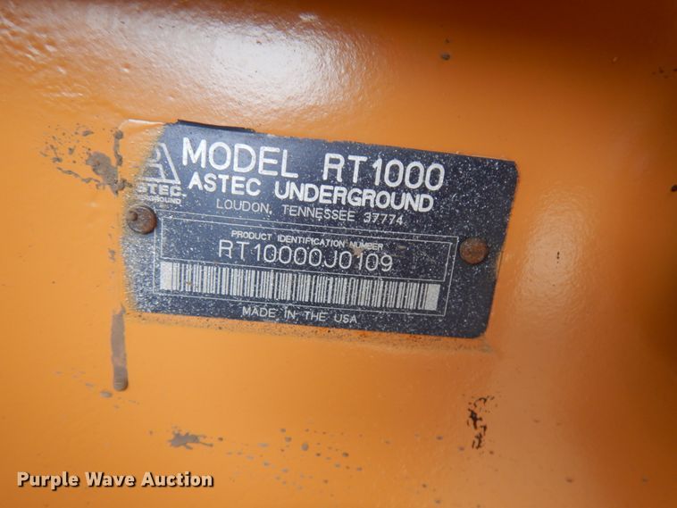 image for item IA9424 Astec RT1000  trencher