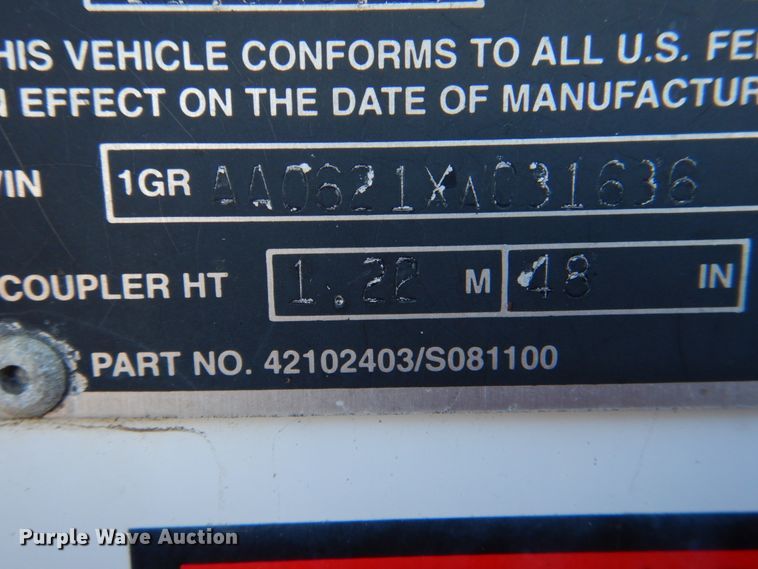 image for item II9761 1999 Great Dane dry van trailer