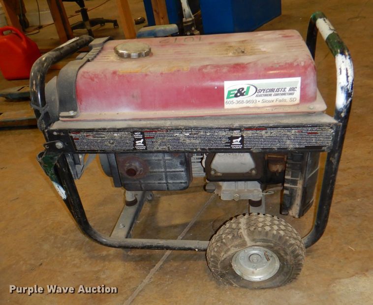 image for item II9785 Coleman Pro 6750  generator