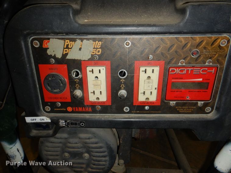 image for item II9785 Coleman Pro 6750  generator