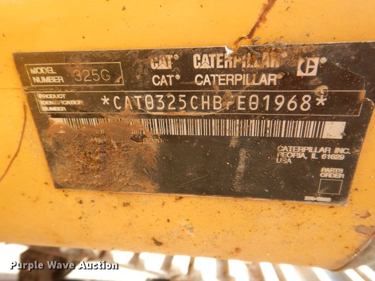 image for item IK9792 2006 Caterpillar 325CL  excavator