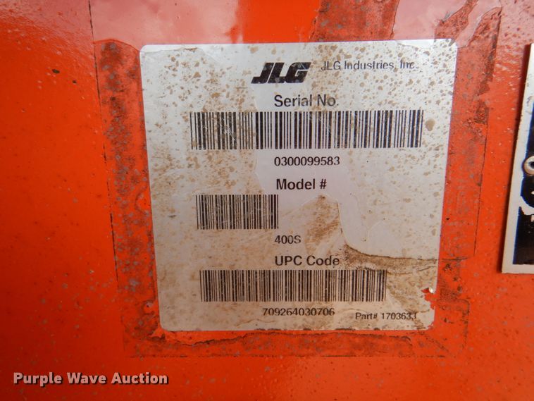 image for item IK9802 2006 JLG 400S  boom lift