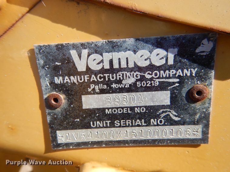 image for item IK9822 2005 Vermeer RT1250  trencher