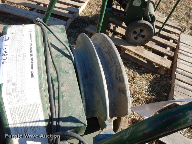 image for item IK9836 (2) Greenlee 555 conduit benders