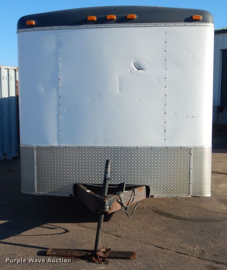 image for item IK9842 1995 United Express Line enclosed cargo trailer
