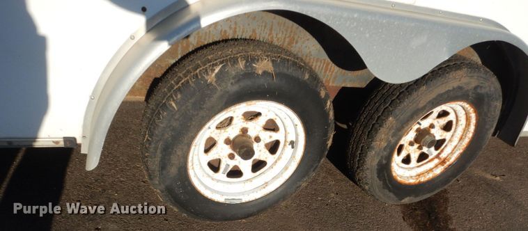 image for item IK9842 1995 United Express Line enclosed cargo trailer